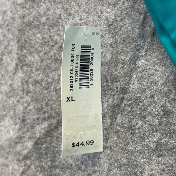 NWT OLD NAVY Women’s Swimsuit XL One-Piece Knot Front Cutout Teal Blue Bathing - Picture 9 of 15